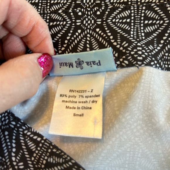 RipSkirt Hawaii Cover-up Beach Wear Skirt Black Pearl Batik Small 15-16” Waist - Picture 12 of 12